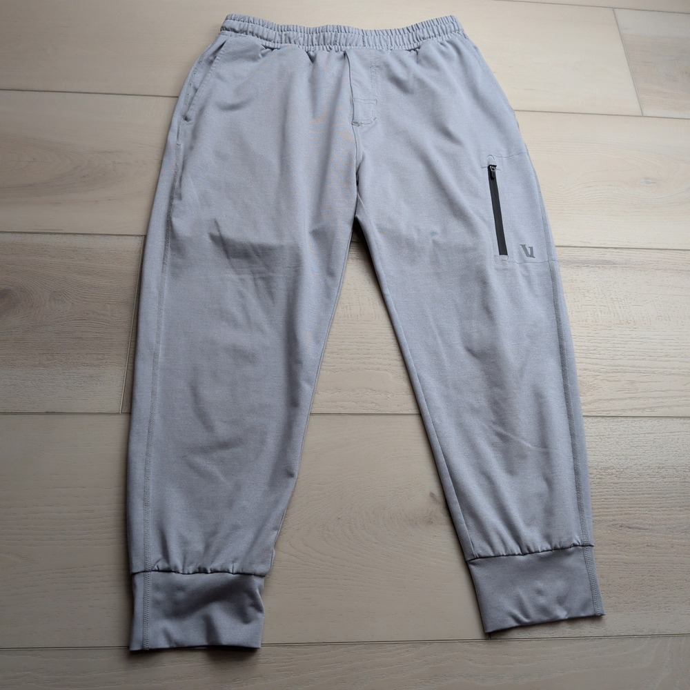 Vuori Sunday Performance Joggers Mens Small Light Heather‎ Grey Athleisure V416